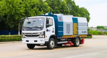 國六東風(fēng)大多利卡后置吸塵車_凱力風(fēng)牌KLF5121TXCE6型吸塵車