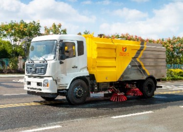 國六東風(fēng)天錦掃路車_凱力風(fēng)牌KLF5180TSLD6型掃路車