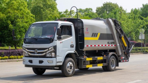 7方東風(fēng)華神F3壓縮垃圾車_凱力風(fēng)牌KLF5072ZYSE6型壓縮式垃圾車